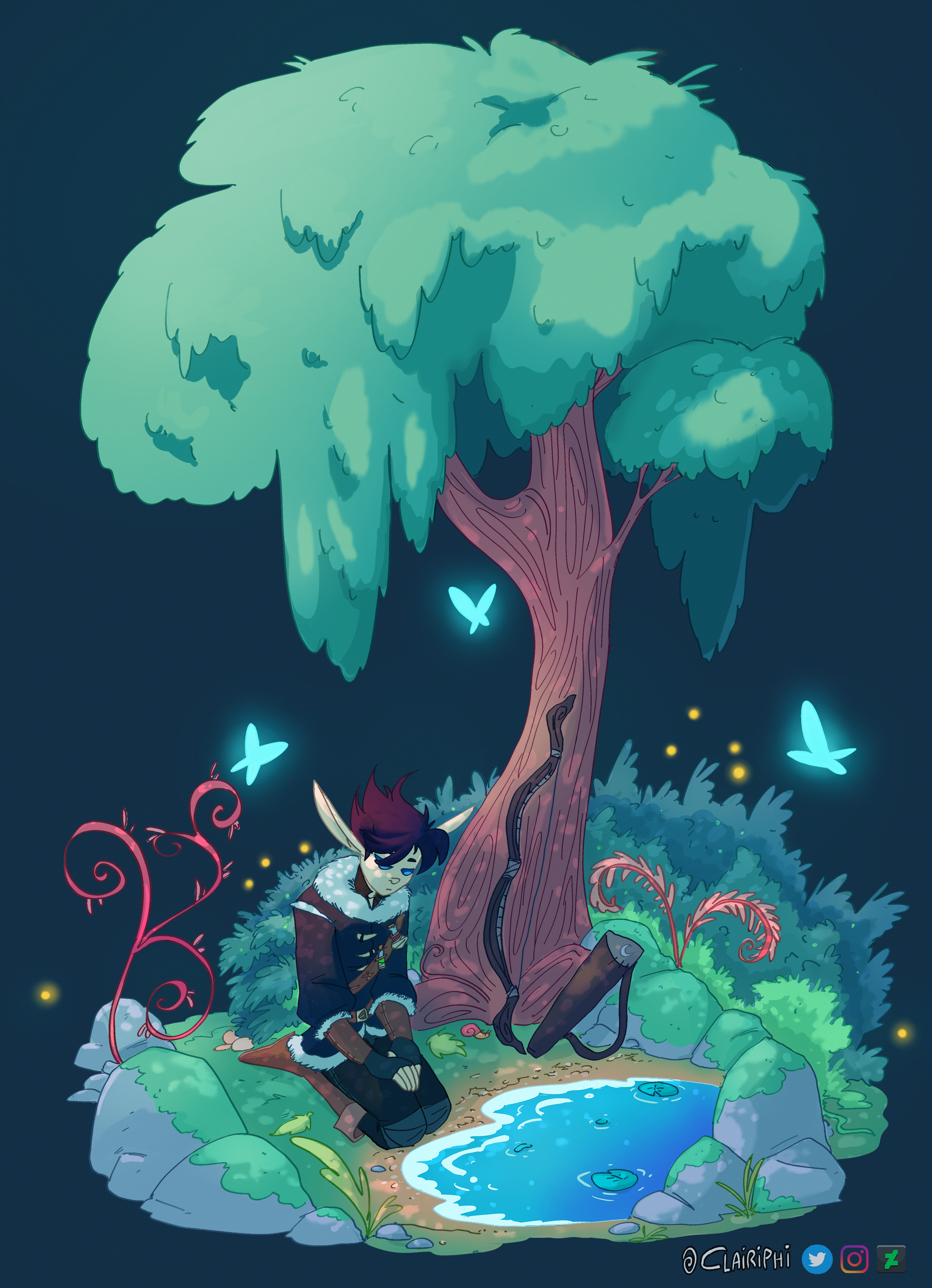 Reiyel in the forest