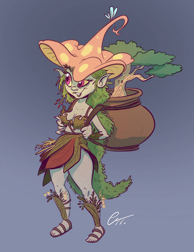 Driad Oc Rocks Dryad oc by Clairiphi on DeviantArt