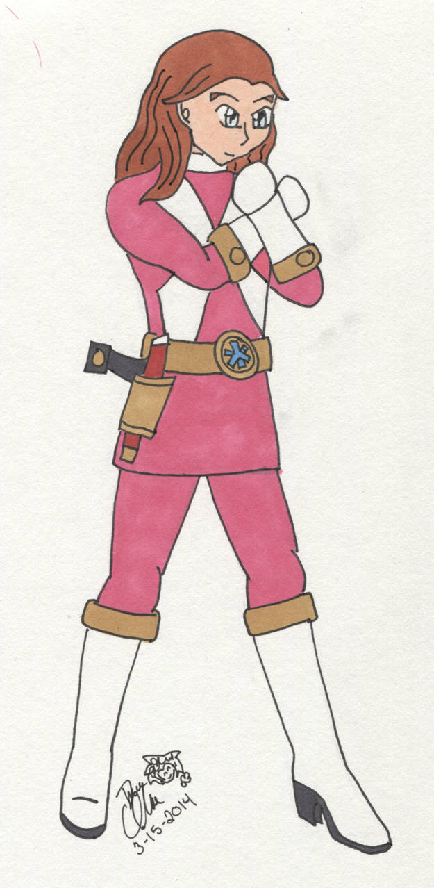 Alison Rangers Costume Alison MacInnis as the Lightspeed Pink Ranger by senshix on DeviantArt