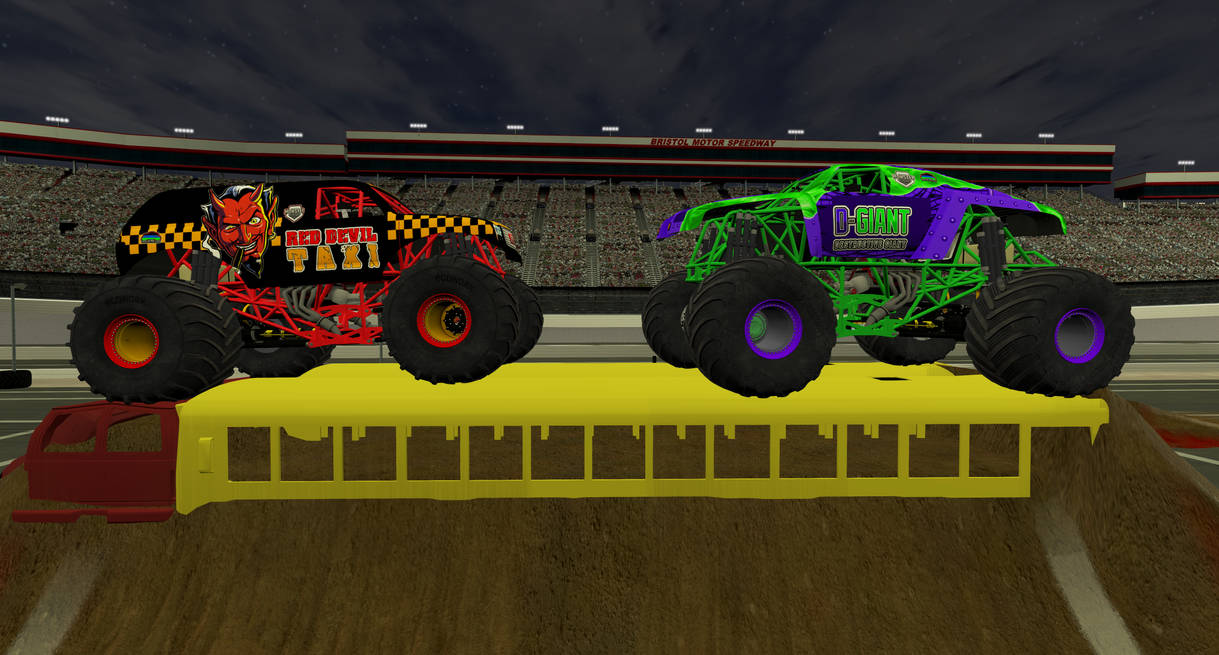 Monster Truck, Giant Truck, Modified or Customized Car with
