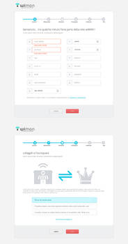 Wiman registration wizard and validation