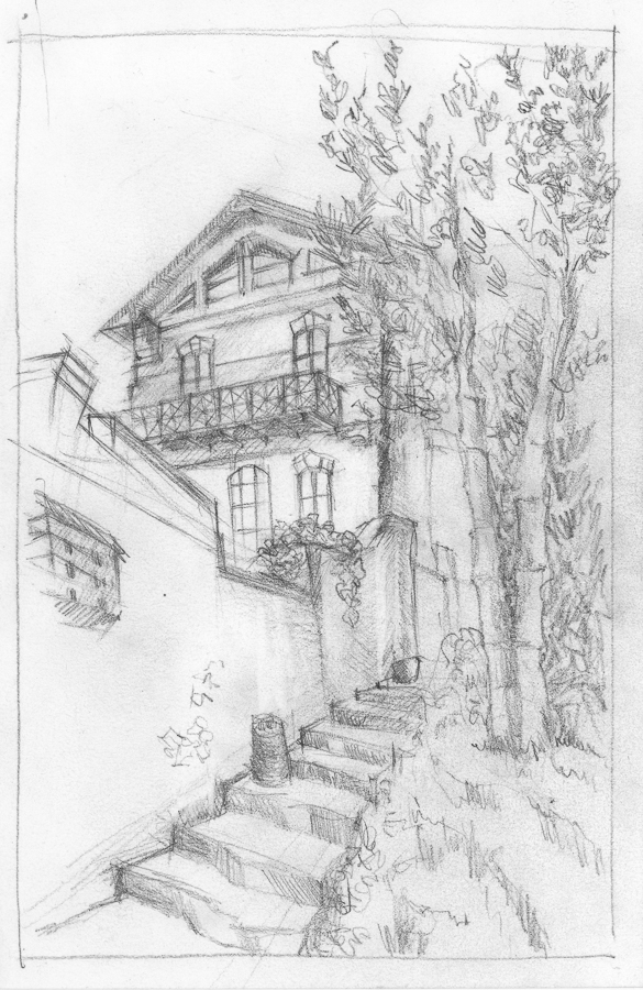 House on the Hill (sketch)