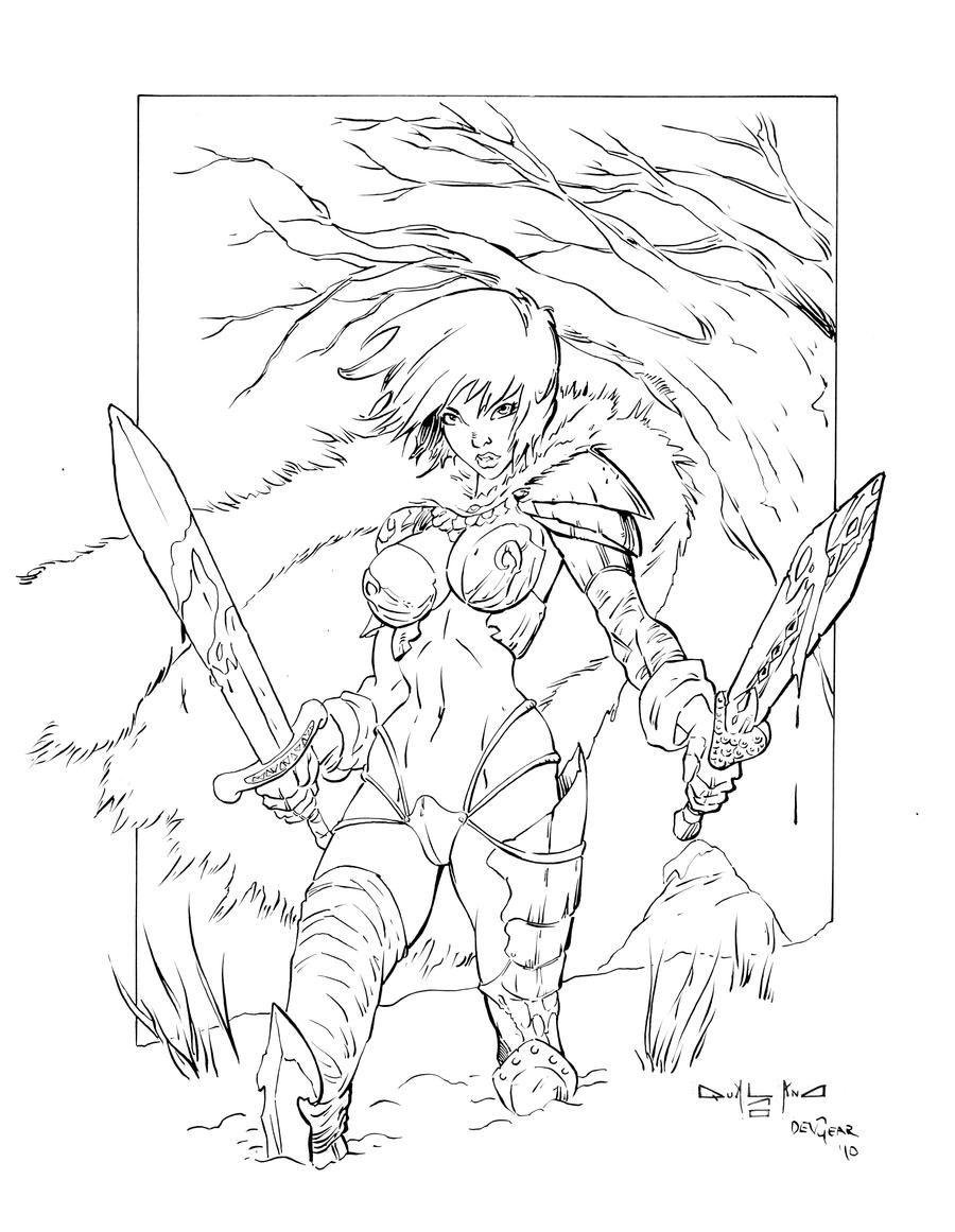 Warrior Girl Inks