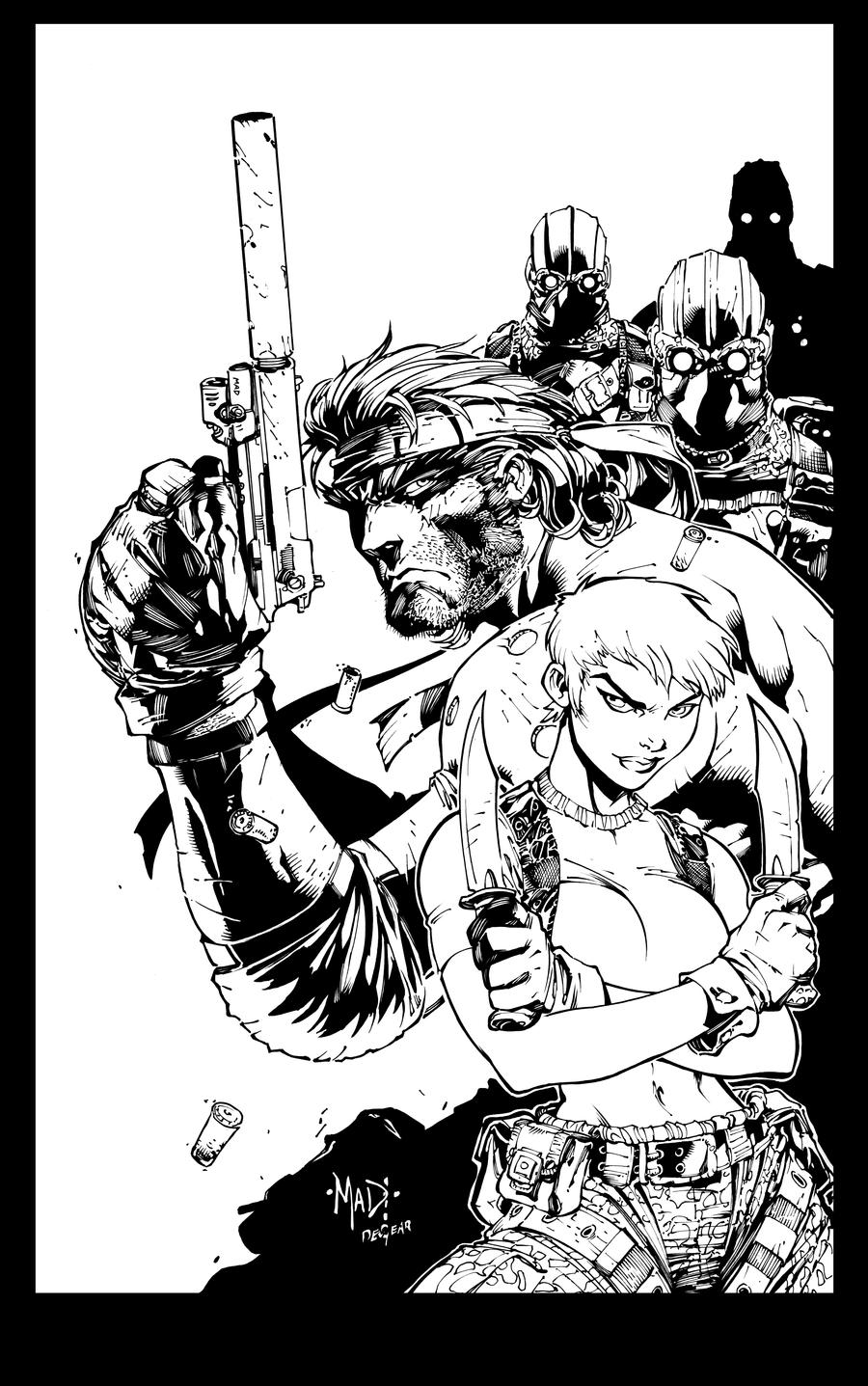 PSM cover Metal Gear Inks