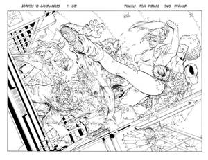 Zombies VS Cheerleaders Cover 1 Inks