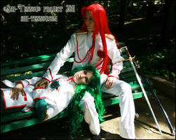 .Saionji and Touga.