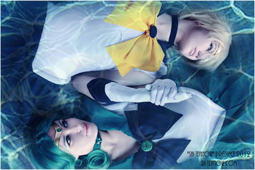 Sailor Uranus and Sailor Neptun