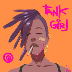 Tank Girl doodle