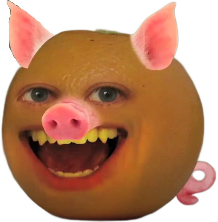 Orange Pig Rapper Pig Orange by thelesfan on DeviantArt