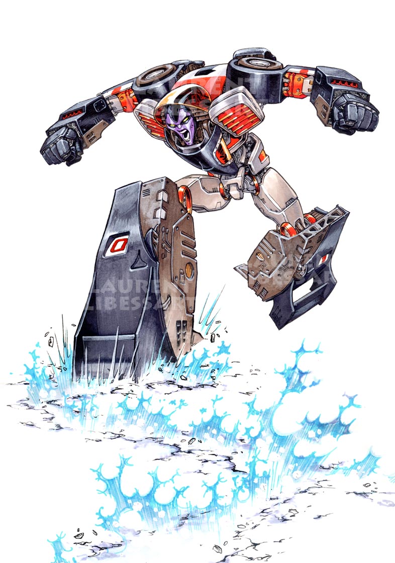 Crasher_earth-quake-attack by a-loft-on-cybertron