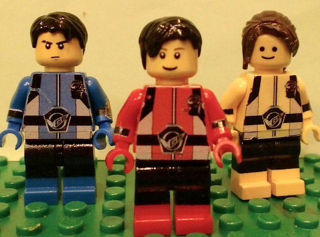 LEGO Custom minifig of Tokumeisentai Gobusters.