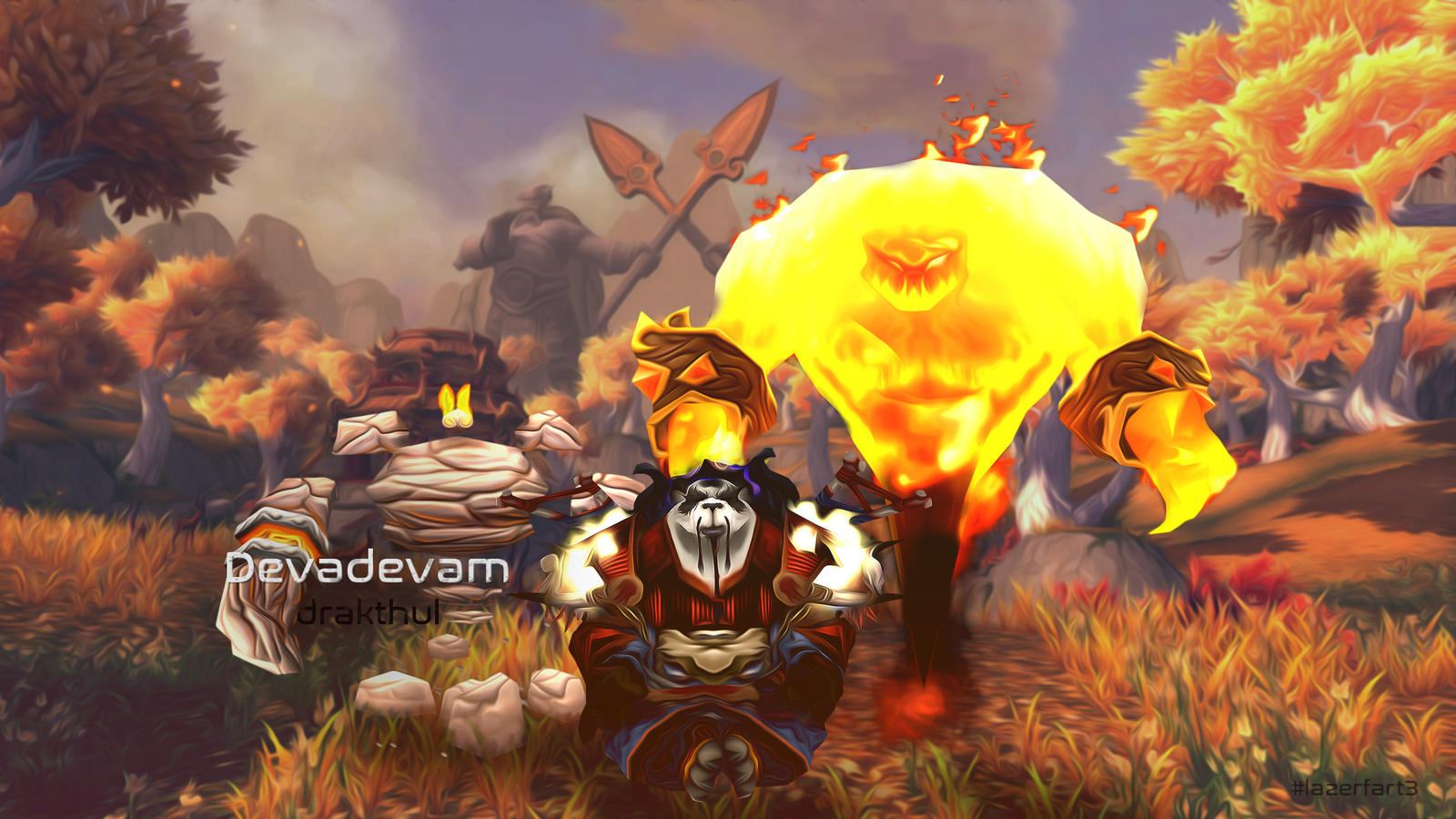 Pandaren Shaman Wow Wallpaper By Lazerfart3 On Deviantart