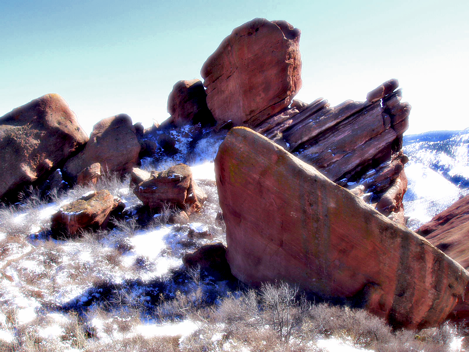 Red Rocks: Jagged Forms