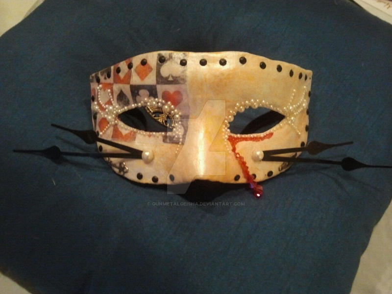 Deviantart Rabbit Mask White rabbit steampunk mask by GunMetalGeisha on DeviantArt