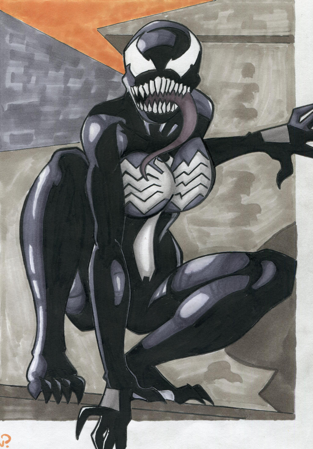 She Riot Venom She Venom by belligerence10 on DeviantArt