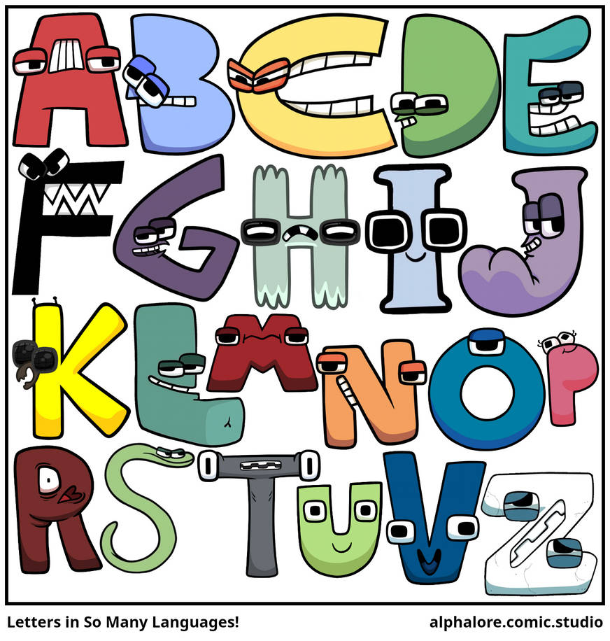 Letters in So Many Languages by CarsonBaldridgeLores on DeviantArt