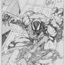 Spidey vs venom commission