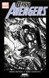 Dark Avengers sketch cover