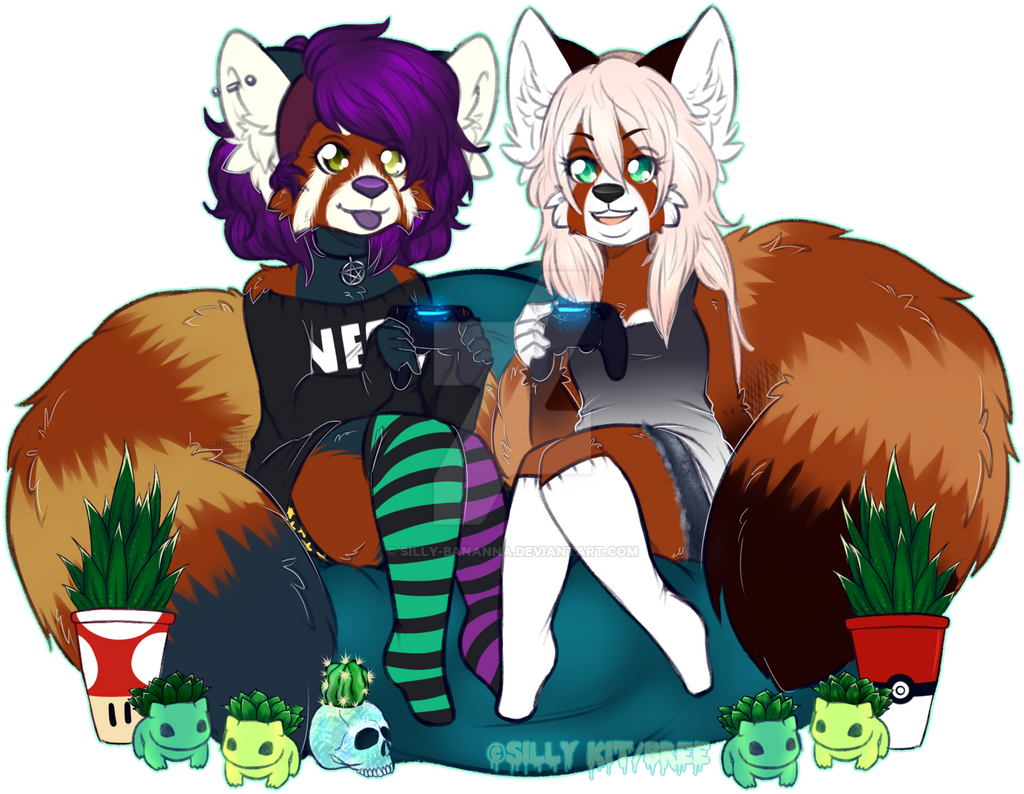 redpandas , games, and plants = good times [c]