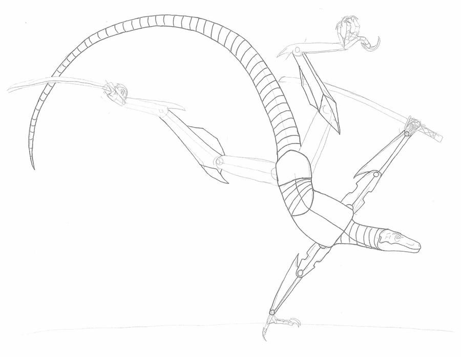 Raptor (work-in-progress) by Saberrex on DeviantArt