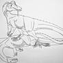 Dinovember #25- Cryolophosaurus elliotti