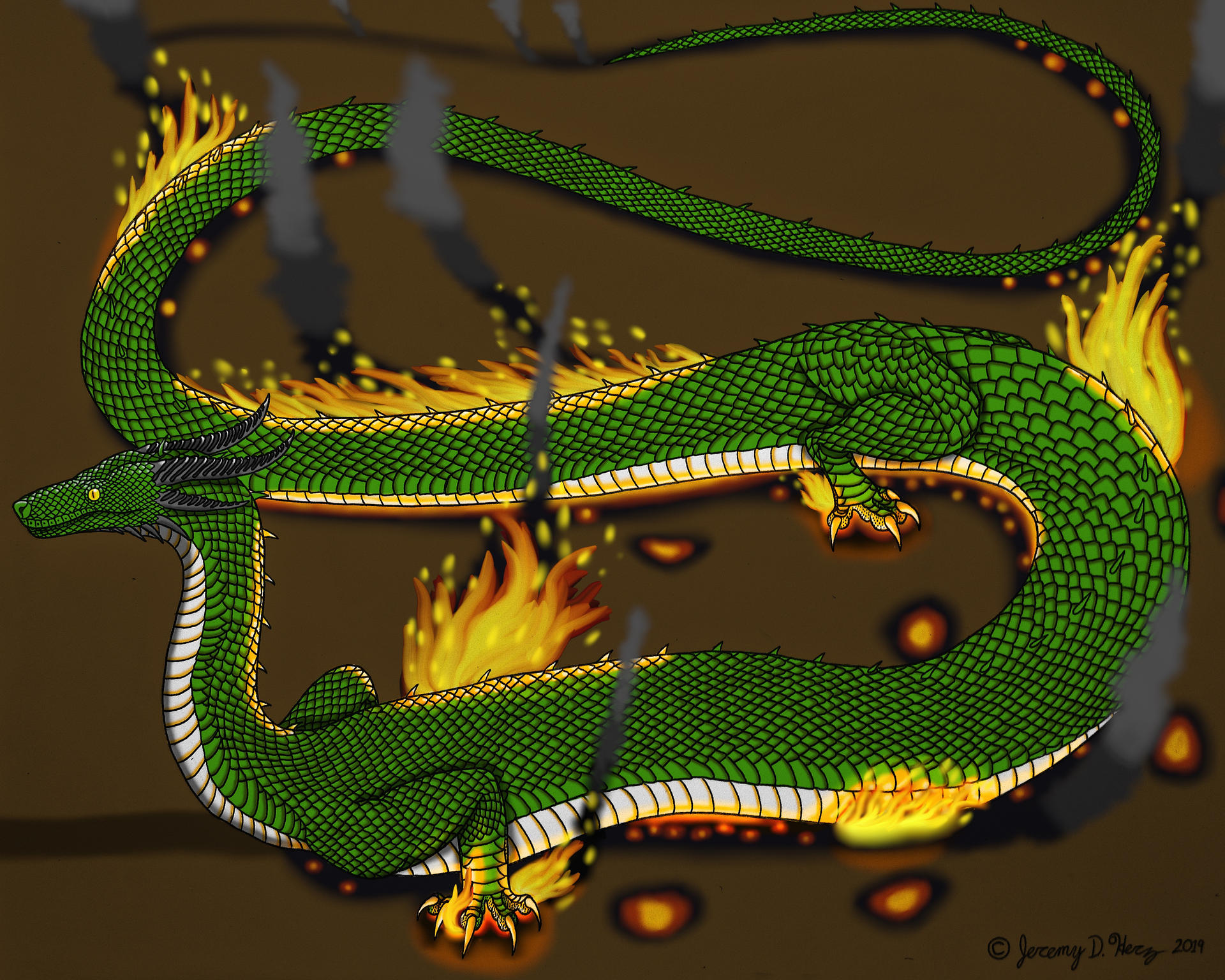 Python Dragon- Complete Digital Version by Saberrex on DeviantArt