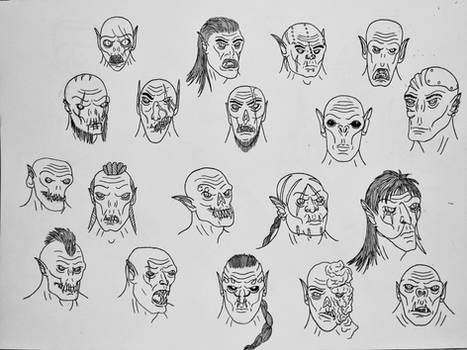 Orc Faces