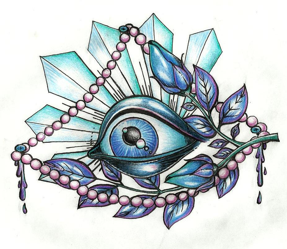 eyeball tattoo design by mijazaszka on DeviantArt