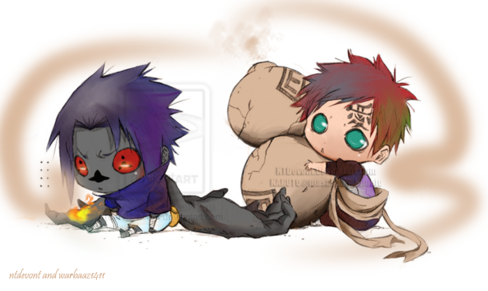 Gaara and Sasuke