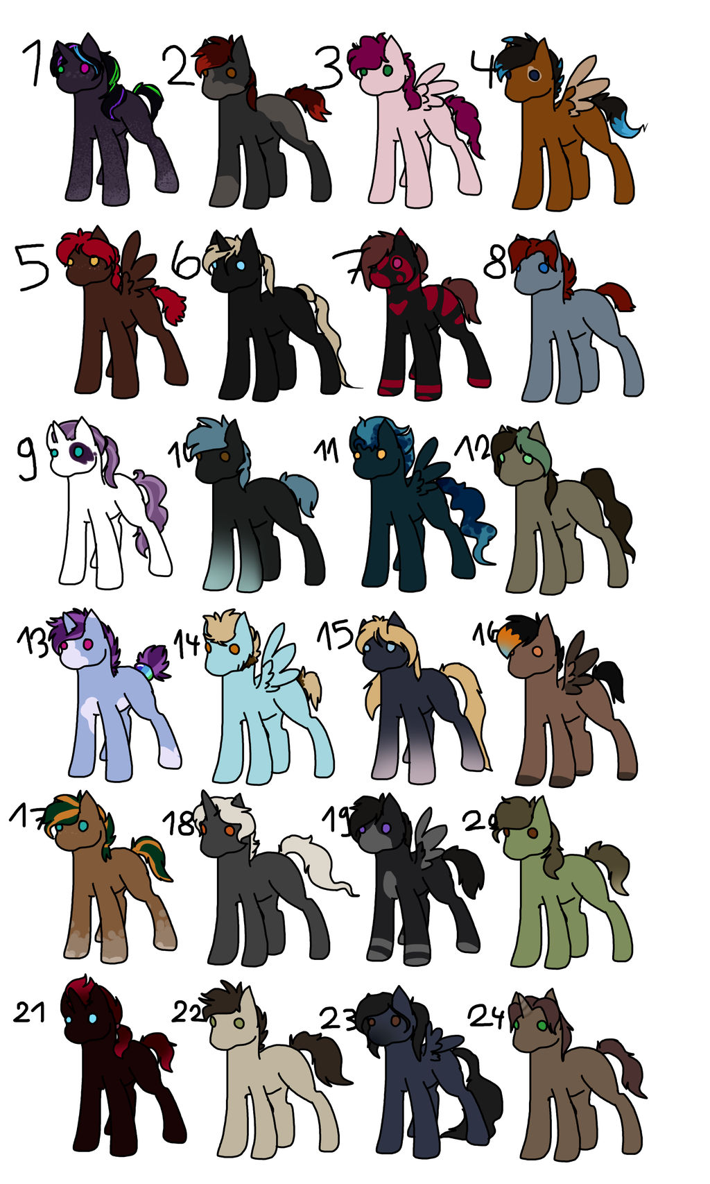 Pony adoptables