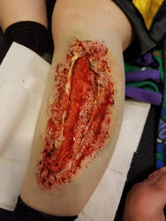 Goretober fake wound