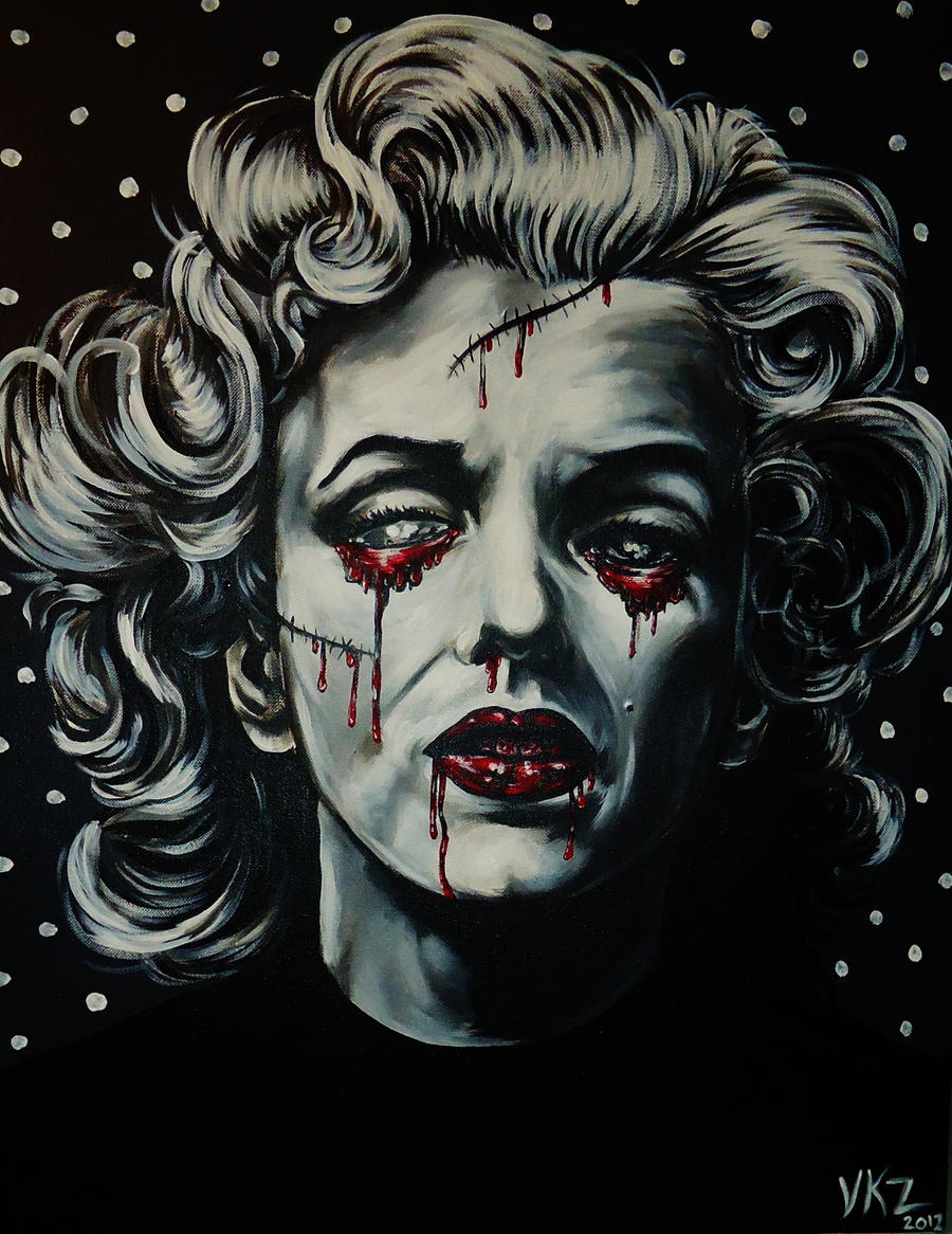 Marilyn Monroe Zombie Type thing