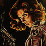 Black Widow Painting