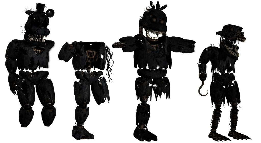 Nightmare Burnt Animatronics by YellowBonnie01 on DeviantArt.