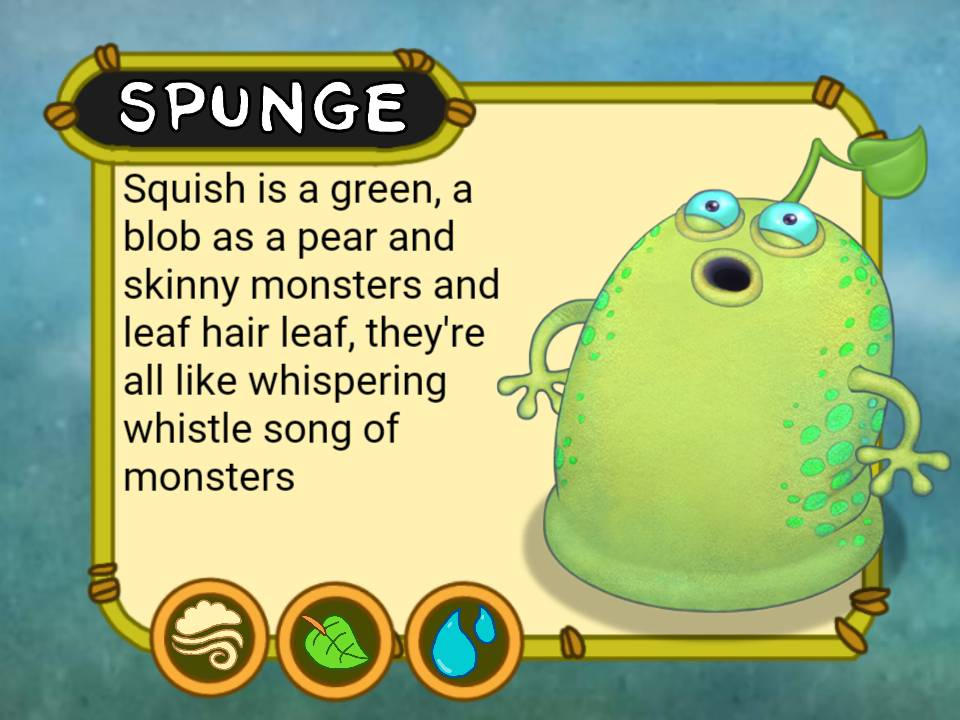 Spunge Variations Meet the Monsters: Spunge by yocimimaMSM on DeviantArt