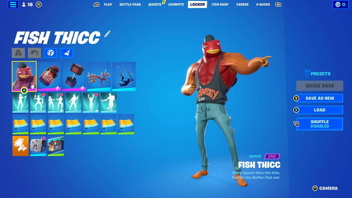 My load out for fish thicc by queenElsafan2015 on DeviantArt