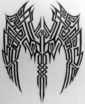 Closed Wing Tattoo