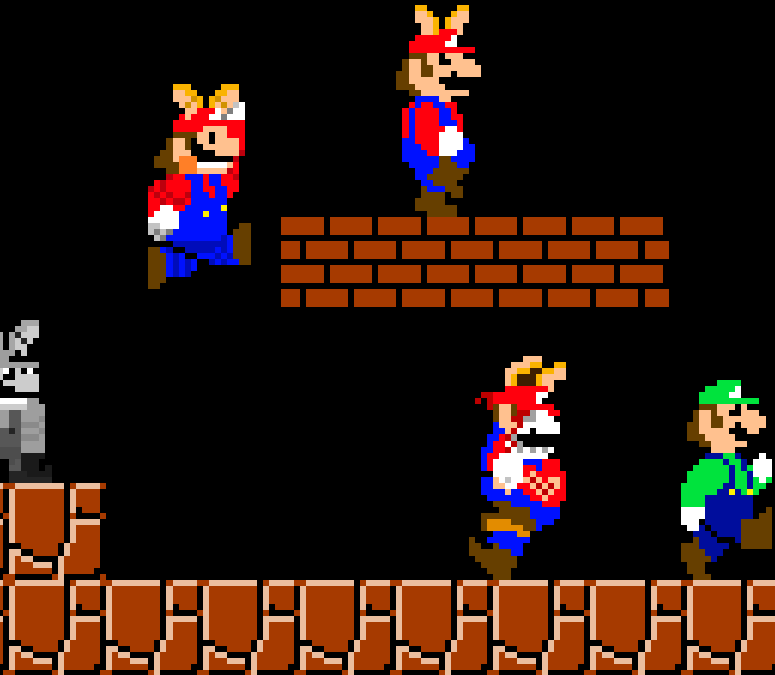 Fnas Mario sprite sheet teaser by Sp0ngeyB0i on DeviantArt