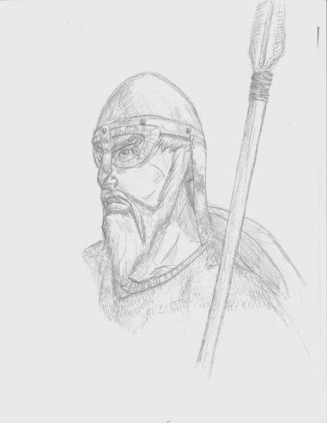 Realistic Viking guy.