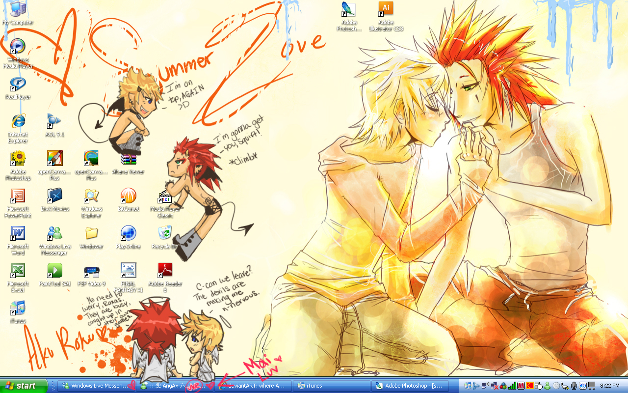 Desktop: Akuroku Infested