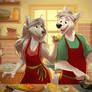 Cooking together