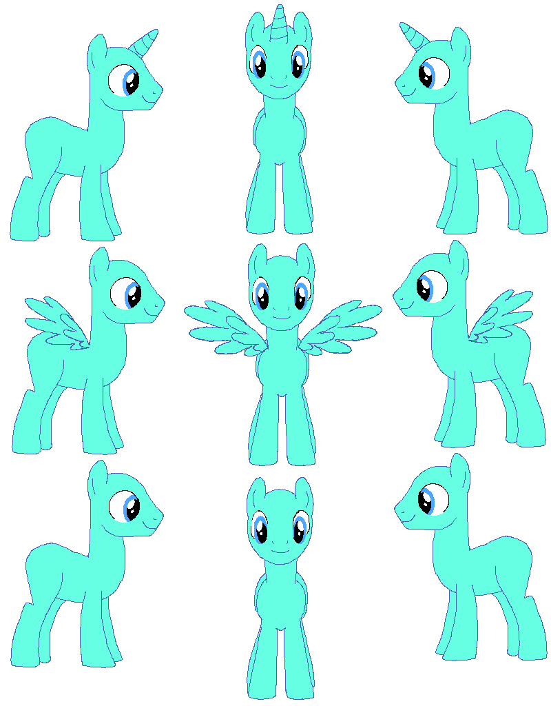 Mlp Base Design MLP Stallion bases by Majestical4729 on DeviantArt