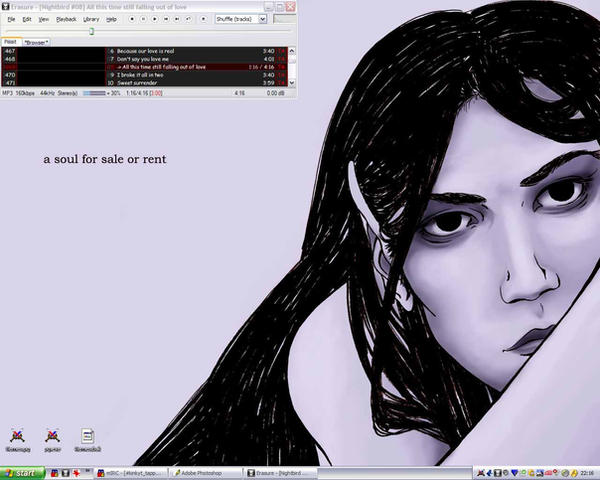 Desktop screenshot 2007 by Kumoashi on DeviantArt