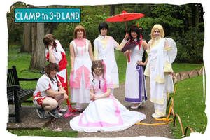 Clamp 3D Land cosplay group 02
