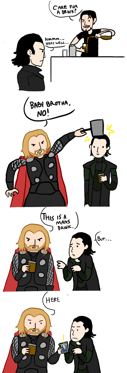 Thor and Loki