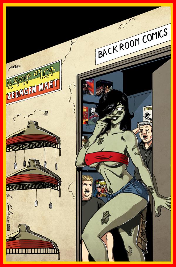 Zombie Tramp at Back Room Comics