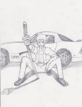 Sword and car Sketch