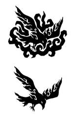 Crow Tattoo Design