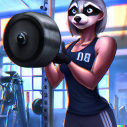 Jill Valentine in the Raccoon city gym?