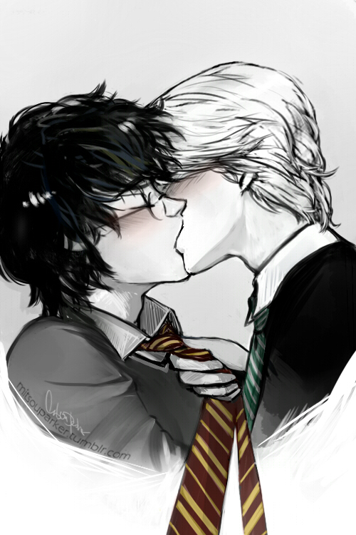 pics Fanart Drarry Kiss Gif drarry kiss by mitsouparker on deviantart